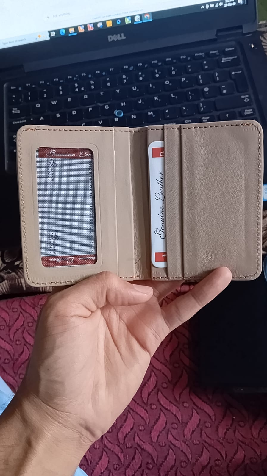 Premium Stylish LV Wallet - Elegant Designer Leather Men's Slim Wallet