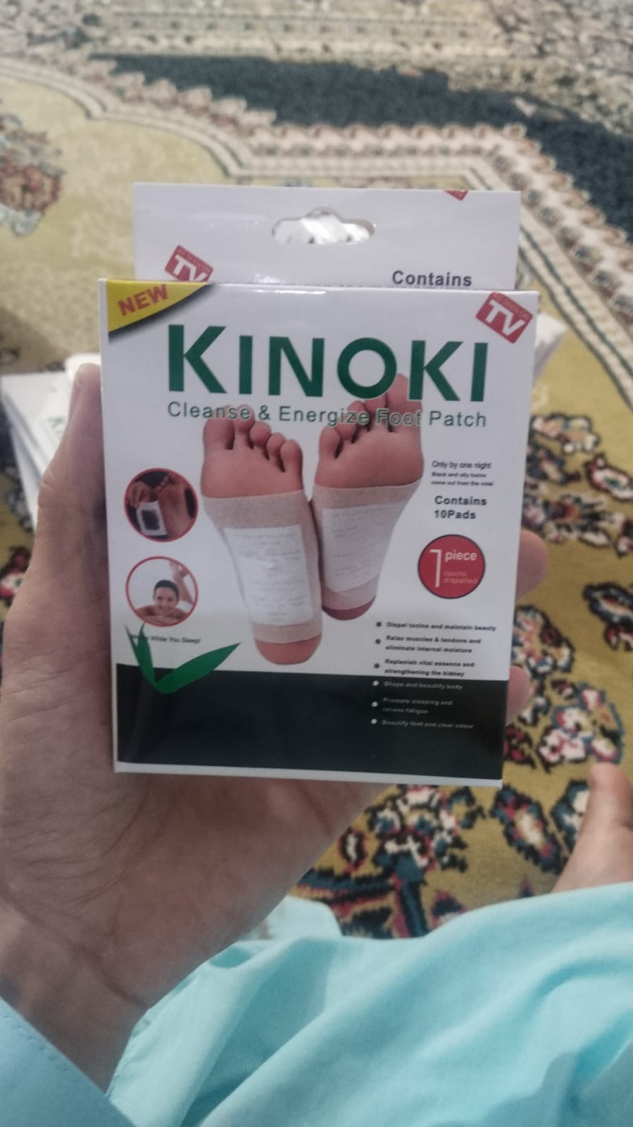 Kinoki Bamboo Vinegar Foot Patches - Relaxing Foot Pads, 10 Pads Pack