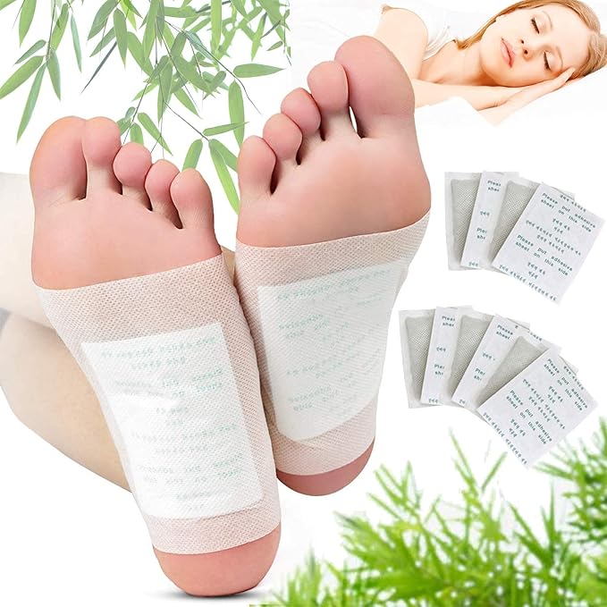 Kinoki Bamboo Vinegar Foot Patches - Relaxing Foot Pads, 10 Pads Pack