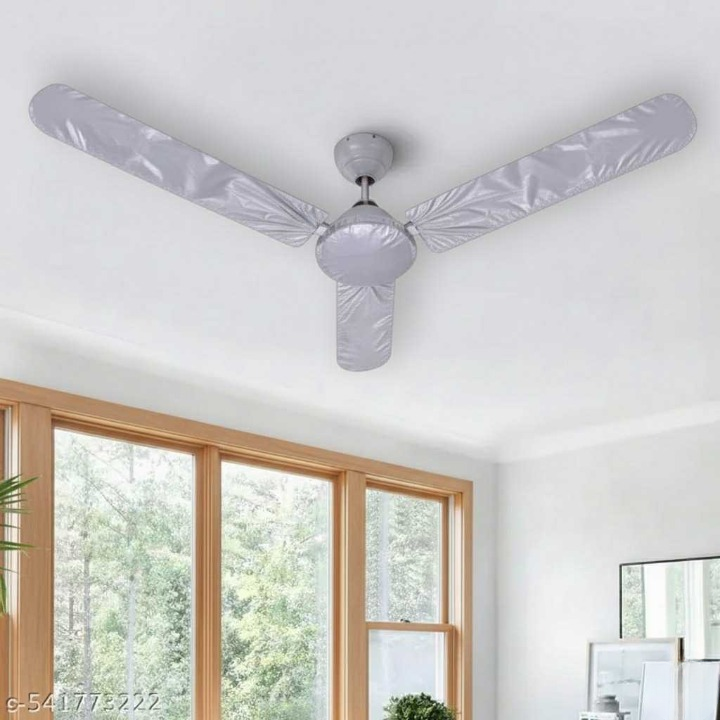 Dustproof Parachute Ceiling Fan Cover Set - 3 Blade & 1 Motor Cover