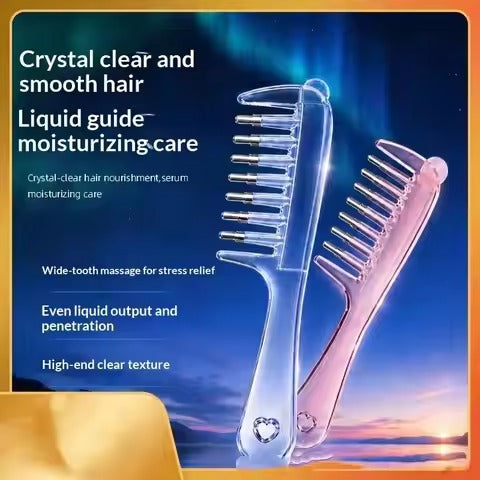 Scalp Massage Comb with Rolling Balls - Hair Care & Relaxation, Random Color