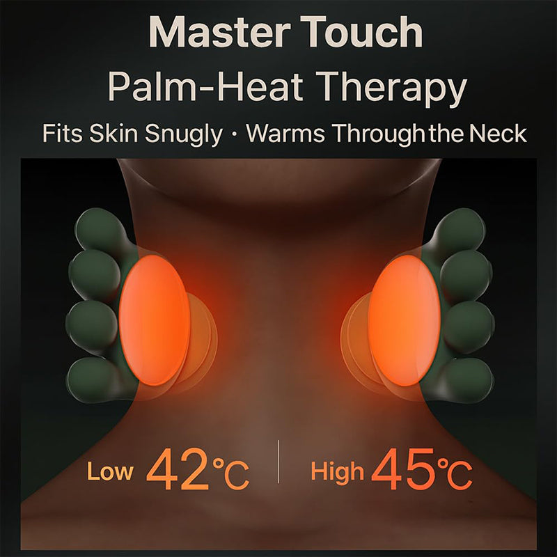 Smart Finger Pressure Neck Massager - Electric Relaxation & Massage Device