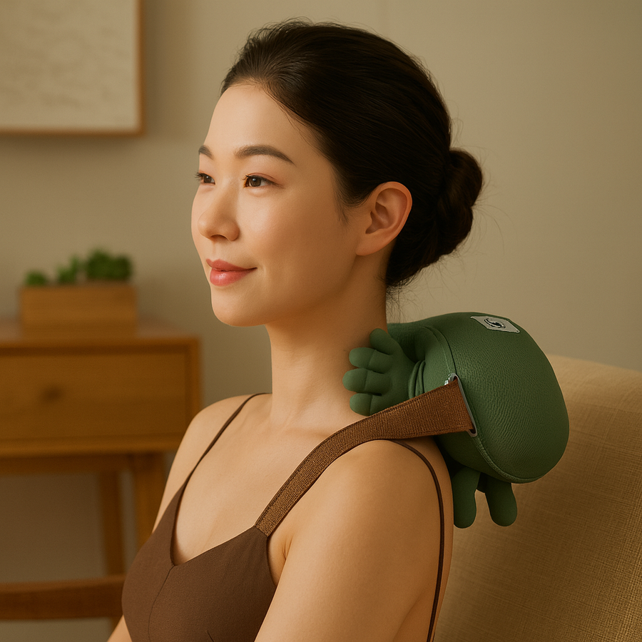 Smart Finger Pressure Neck Massager - Electric Relaxation & Massage Device