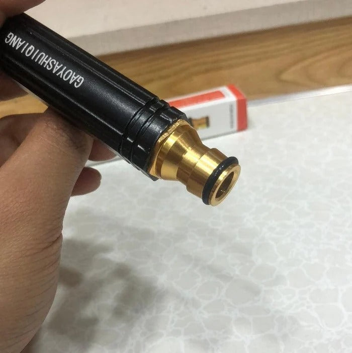 High-Pressure Metal Water Gun Nozzle - Powerful Hose Sprayer for Car & Home